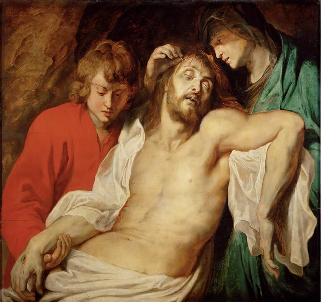 Compianto sul Cristo morto di Maria e Giovanni