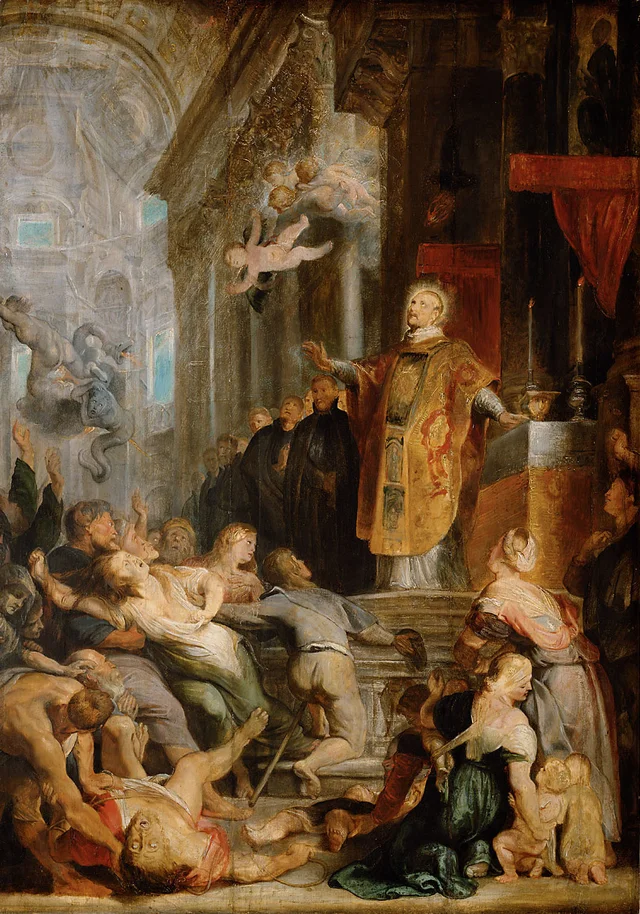 Miracle of Saint Ignatius of Loyola (study)