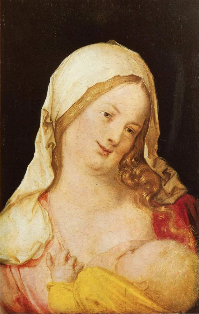 The Virgin and Child at the Breast
