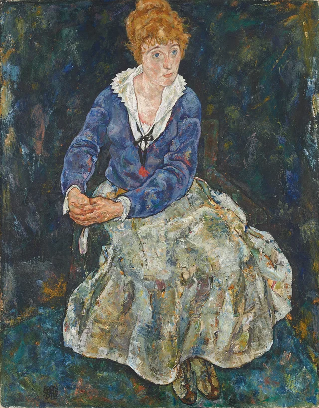Portrait of the artist's wife, Edith Schiele