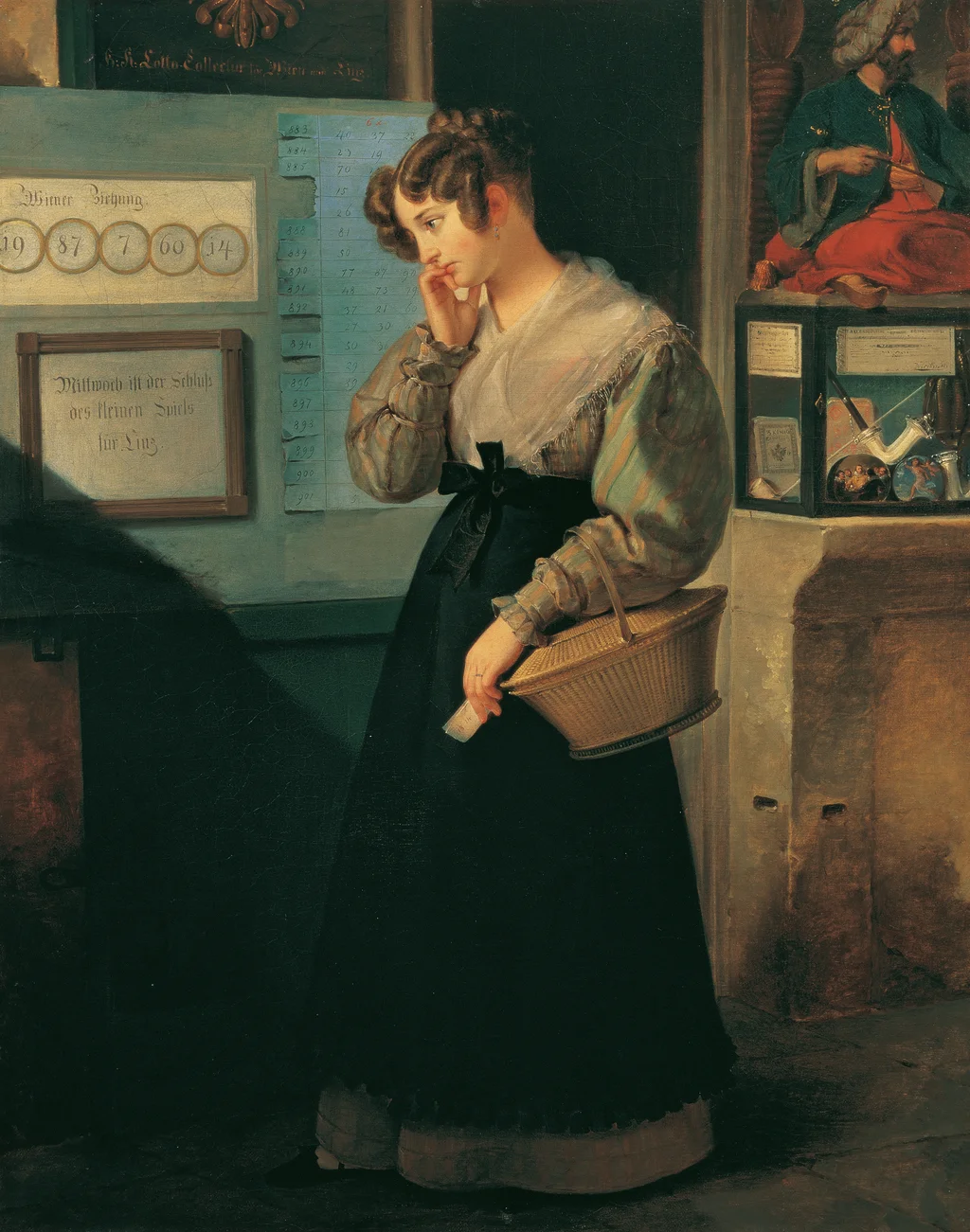 Ragazza alla lotteria