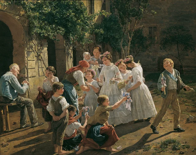The morning of the Feast of Corpus Christi