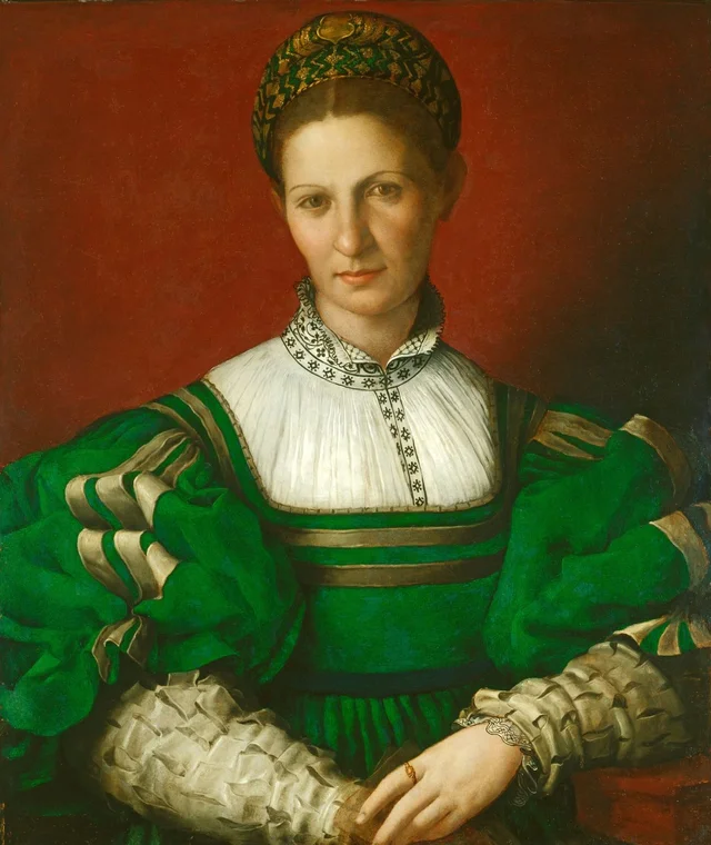 Retrato de una dama de verde