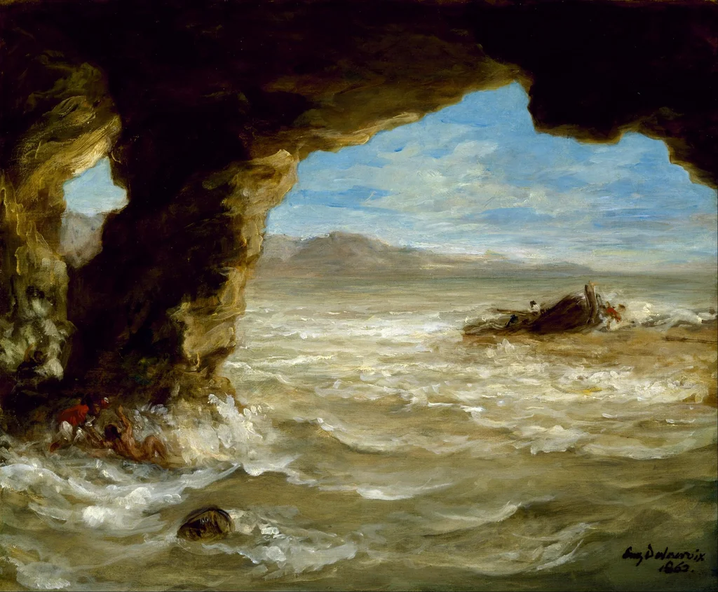 Naufrage sur la côte