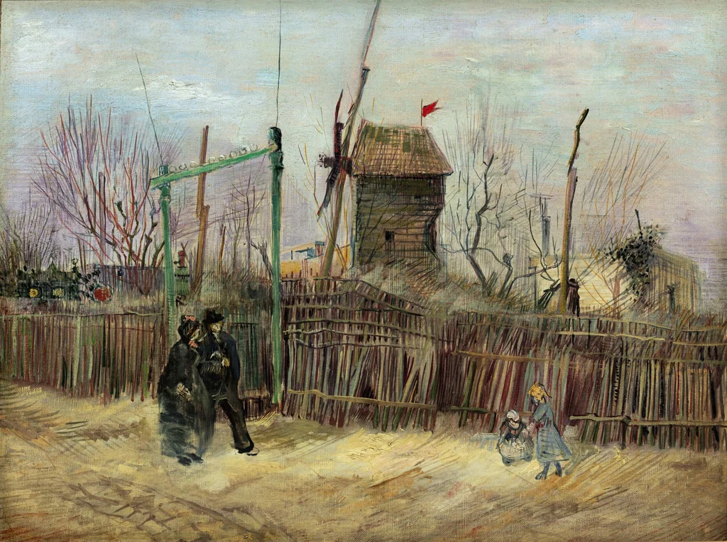 Straßenszene in Montmartre