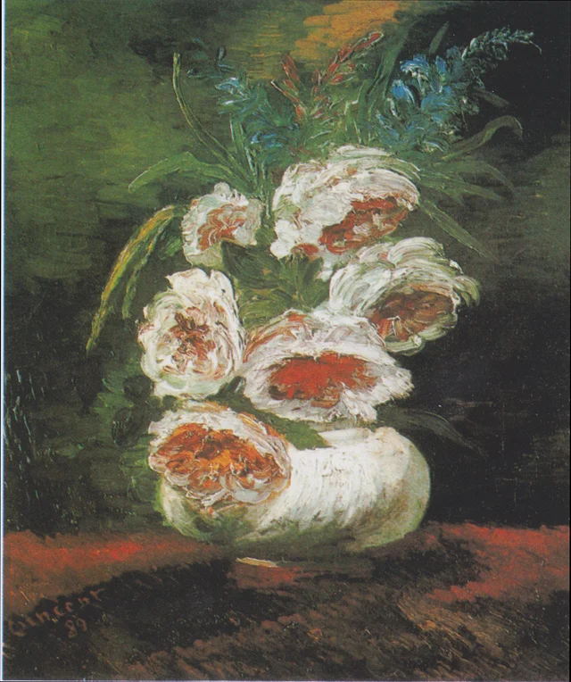 Vase with Peonies