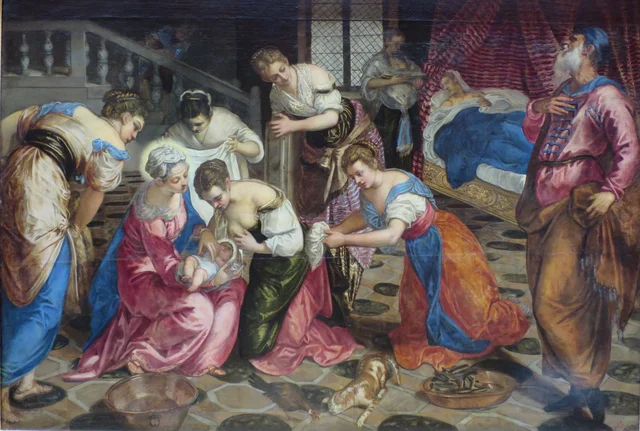 El nacimiento de san Juan Bautista