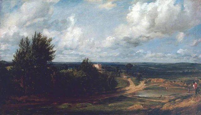 Hampstead Heath, with the House Called ‘The Salt Box’