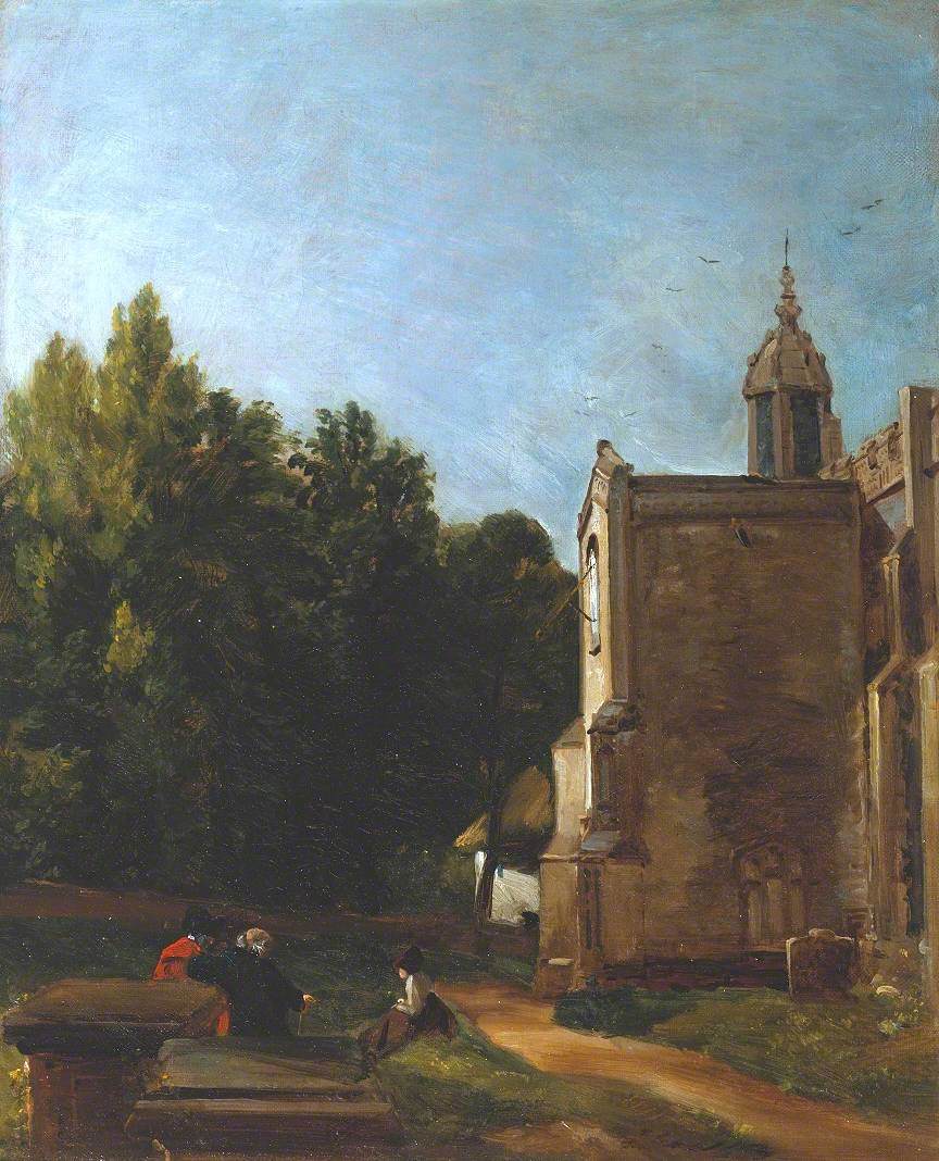 Le Porche de l'église, East Bergholt