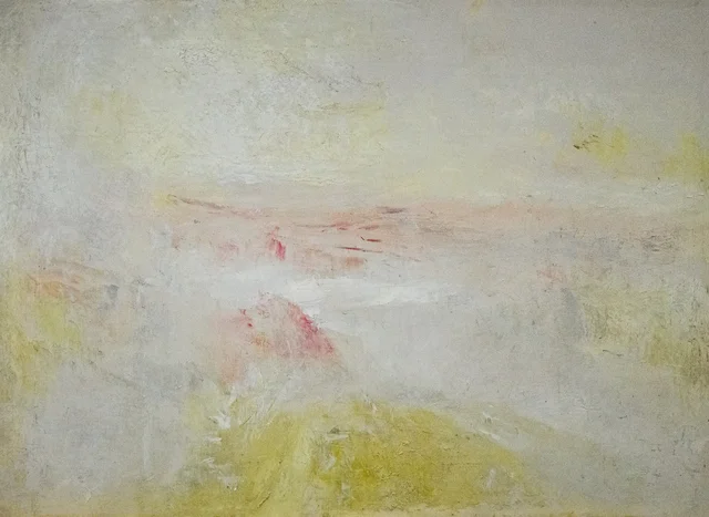 리기산 정상에서 본 일몰