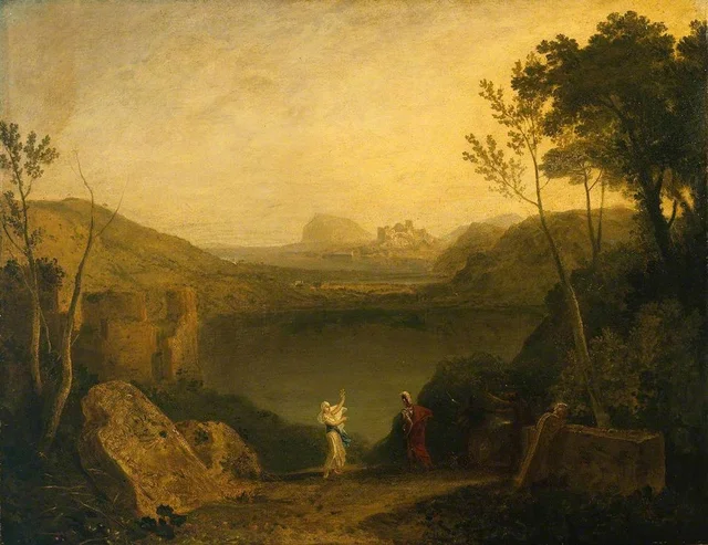 Aeneas and the Sibyl, Lake Avernus