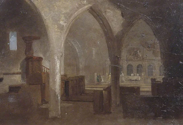 Interior of a Gothic Church