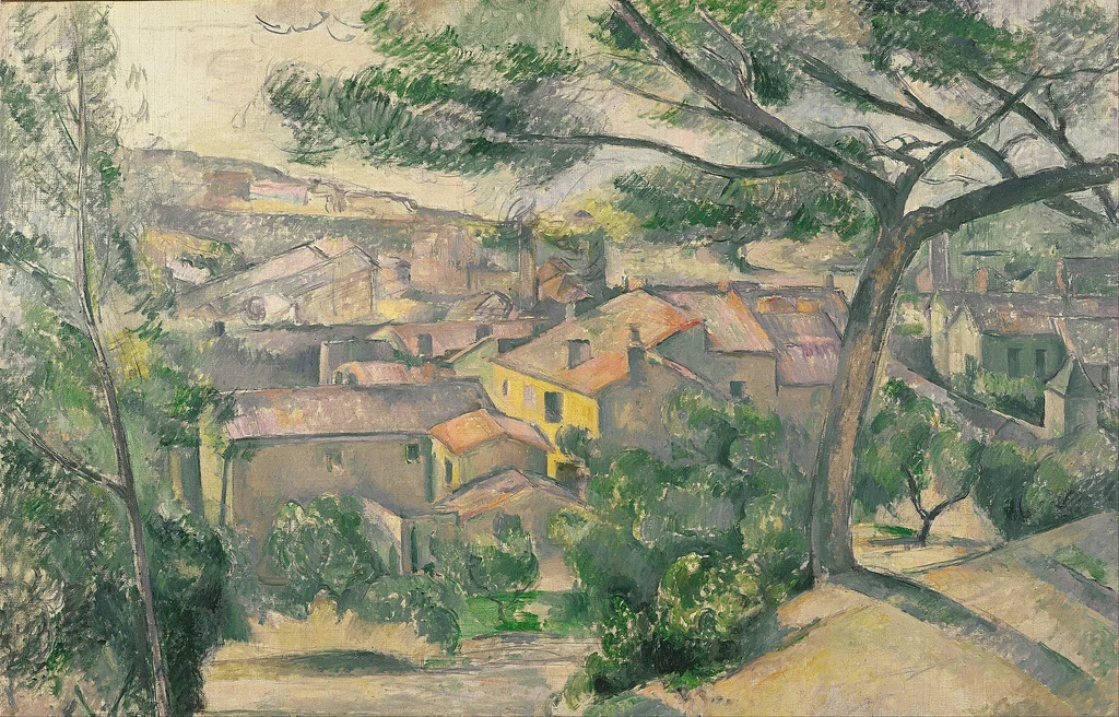 Morgenansicht von L'Estaque gegen das Licht