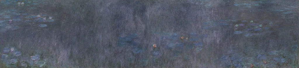 睡蓮-木々の反映