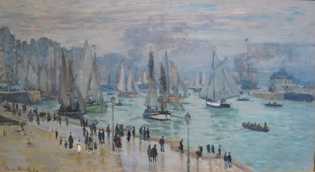 Pescherecci in uscita dal porto, Le Havre