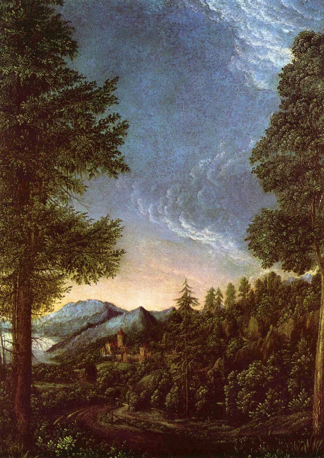 Danube Landscape with Wörth Castle