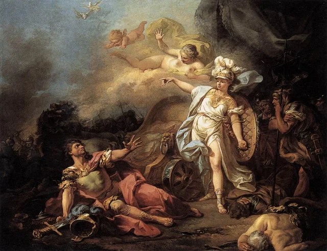 The Fight Between Mars and Minerva