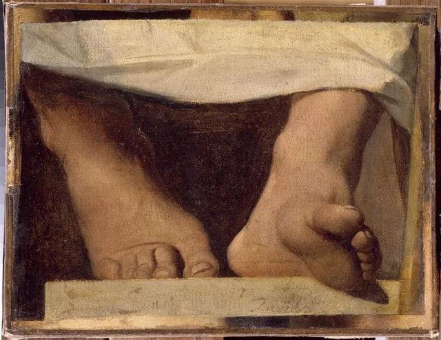 The Feet of Homer, Study for The Apotheosis of Homer