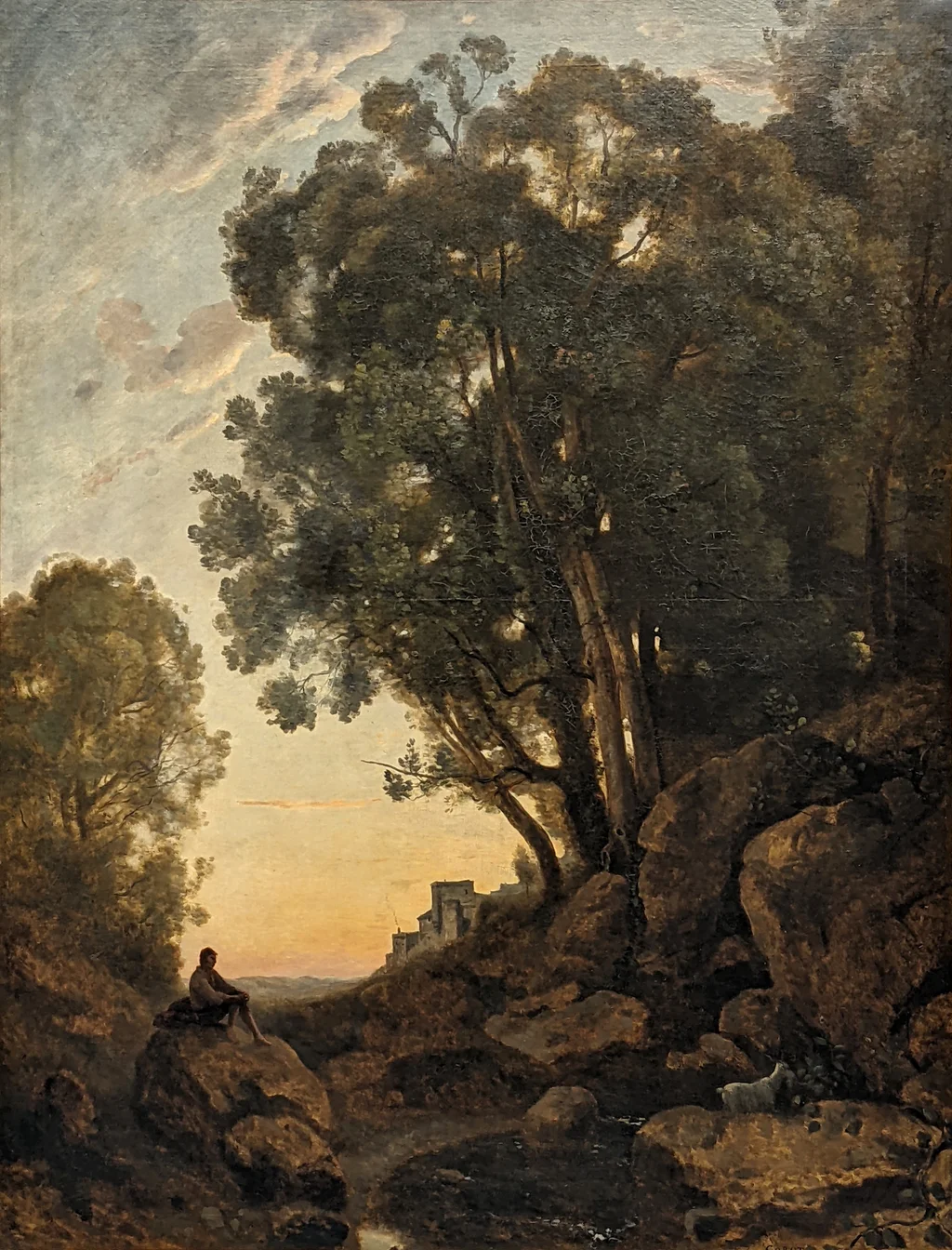 Il capraio italiano. Effetto tramonto