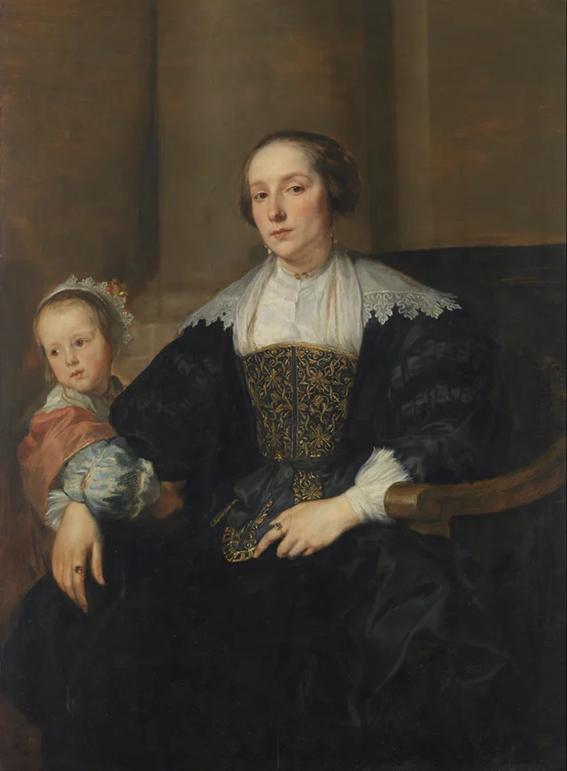 Anna van Thielen mit ihrer Tochter Anna Maria Rombouts