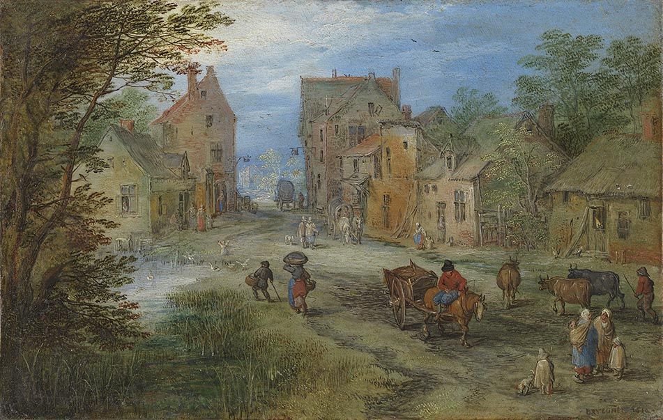 Calle de pueblo