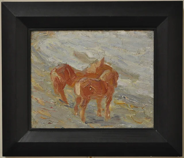 Horses by the sea