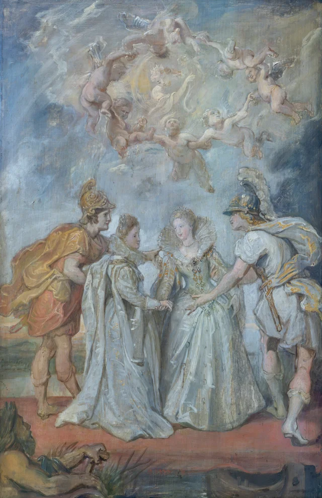 1615年11月9日、スペインとフランスの王女の交換