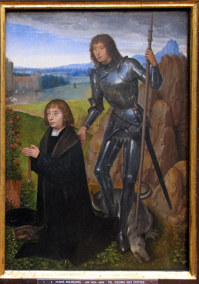 St. George with Donor