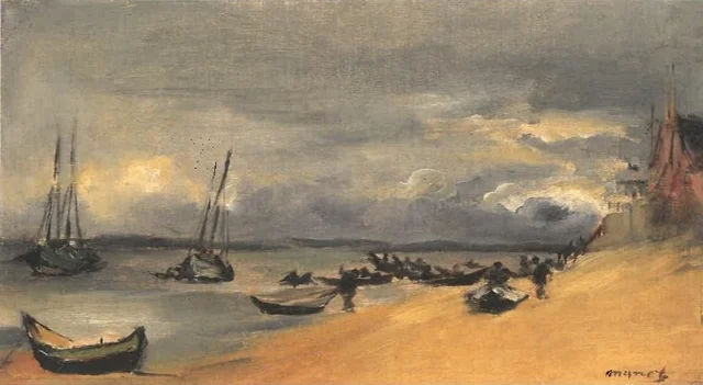 Seascape at Arcachon (Stormy Weather)