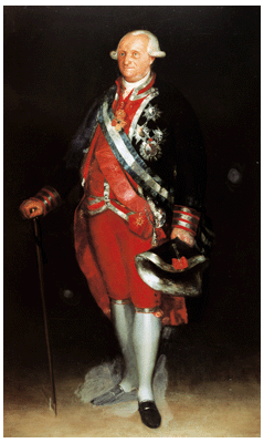 Charles IV in the uniform of a colonel of the Guardia de Corps