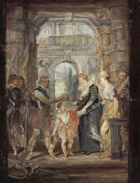 Henry IV awards the Regency to Maria de Medici