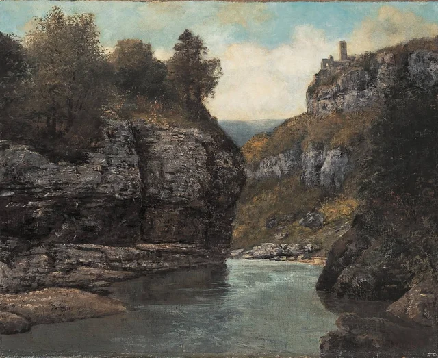 Rocks near the Loue cave (Felsen nahe der Grotte der Loue)