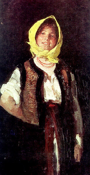 Cheerful peasant