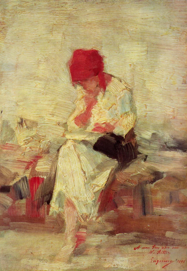 Peasant reading