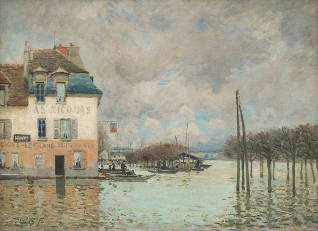 Flooding at Port-Marly
