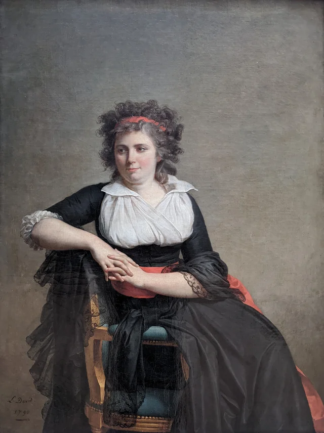 Portrait of the Marquise d'Orvilliers