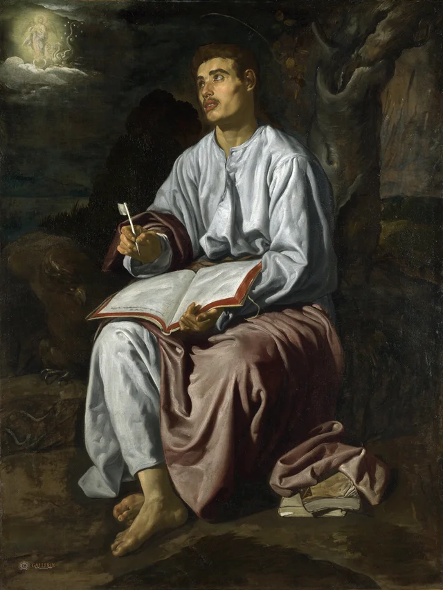 Der Evangelist Johannes auf der Insel Patmos