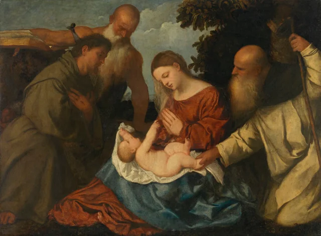 Virgin and Child with Saints Anthony Abbot, Jerome and Francis