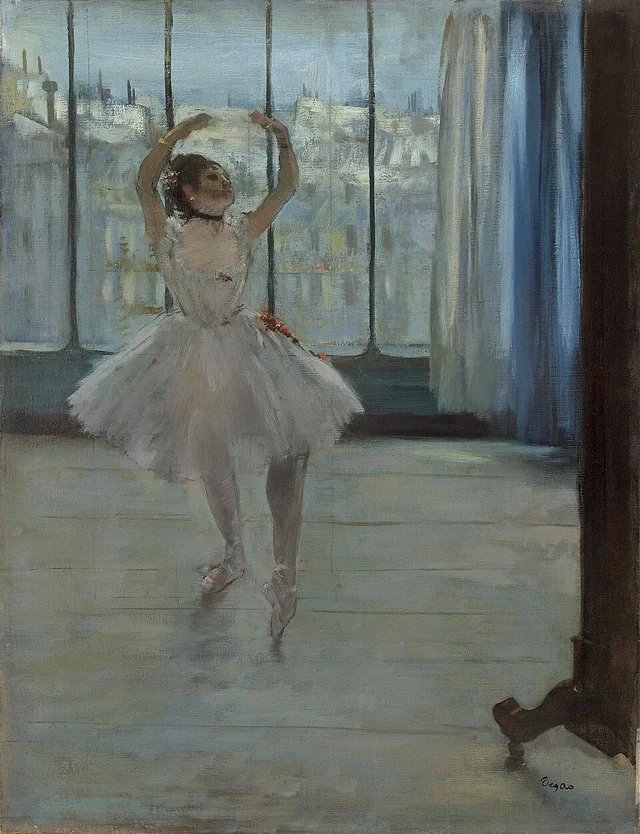 Dancer Posing for a Photographer (Dancer in Front of the Window)