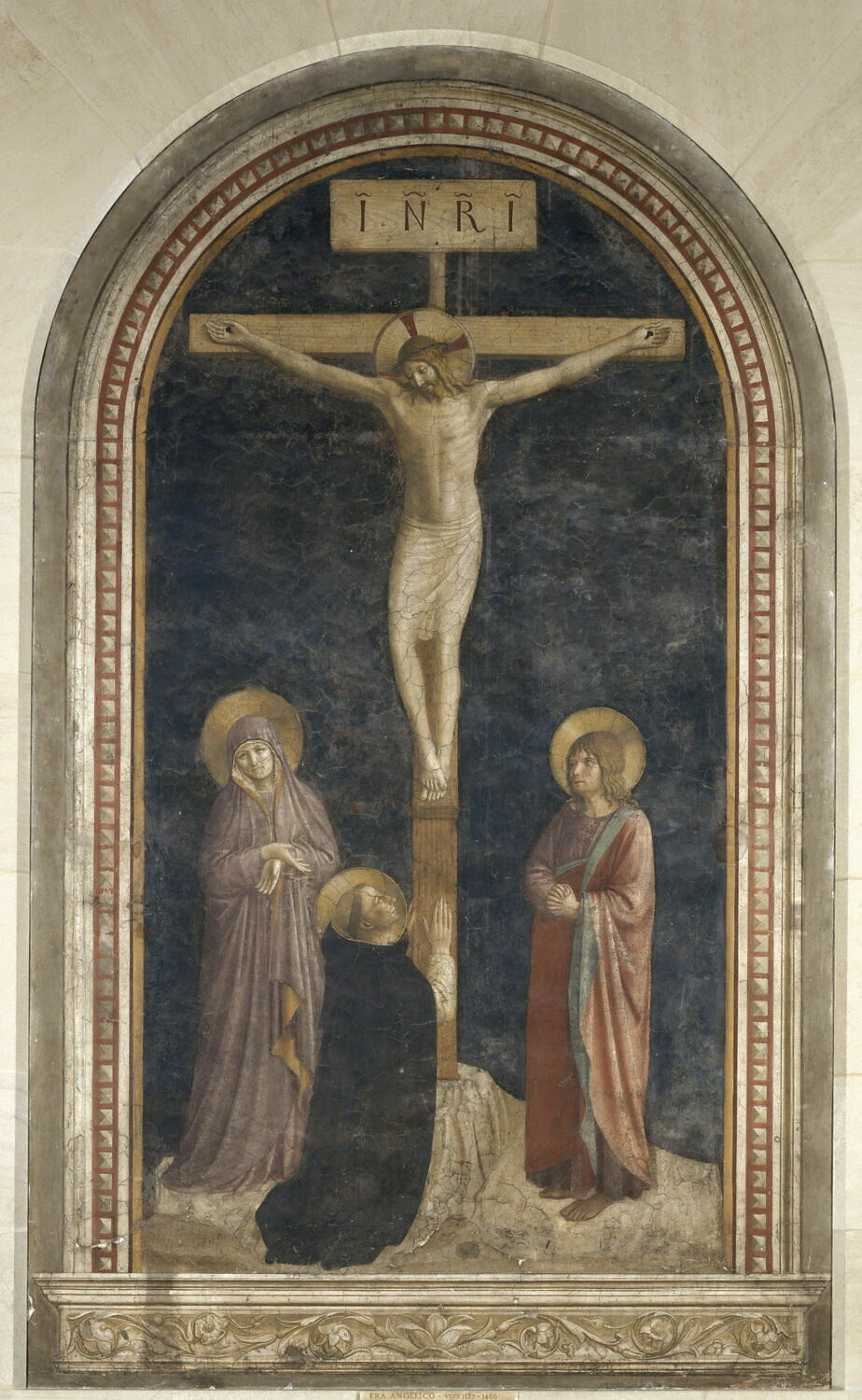 Crocifissione con san Domenico orante