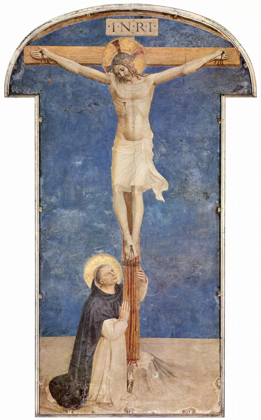 Saint Dominique adorant la Crucifixion