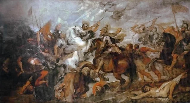 Enrico IV alla battaglia di Ivry, 14 marzo 1590
