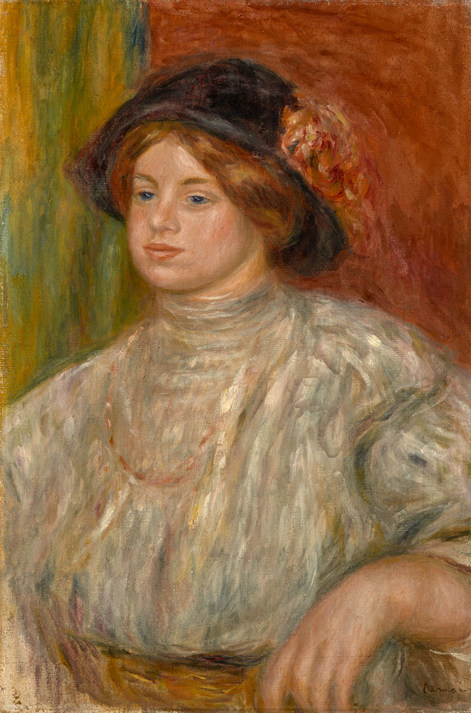 Gabrielle con sombrero