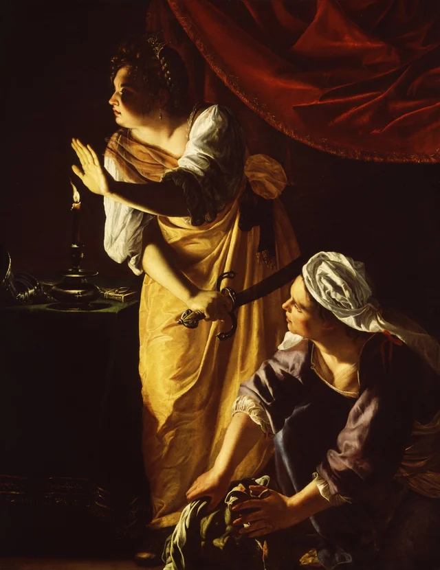 Judit y su criada con la cabeza de Holofernes