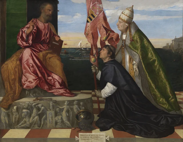 Jacopo Pesaro, Bishop of Paphos, being presented by Pope Alexander VI to Saint Peter