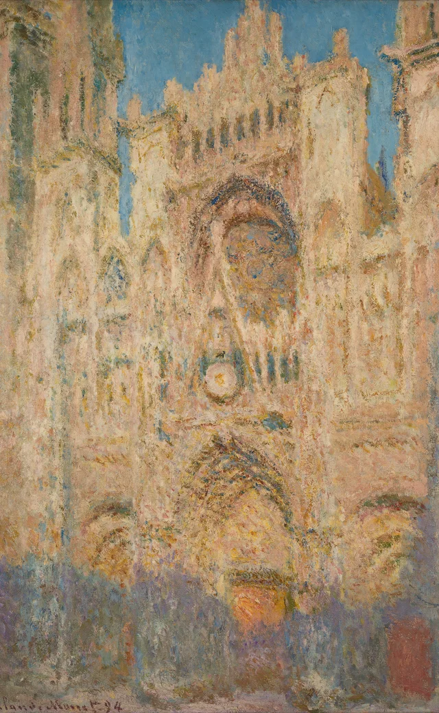 Die Kathedrale von Rouen, Tagesende