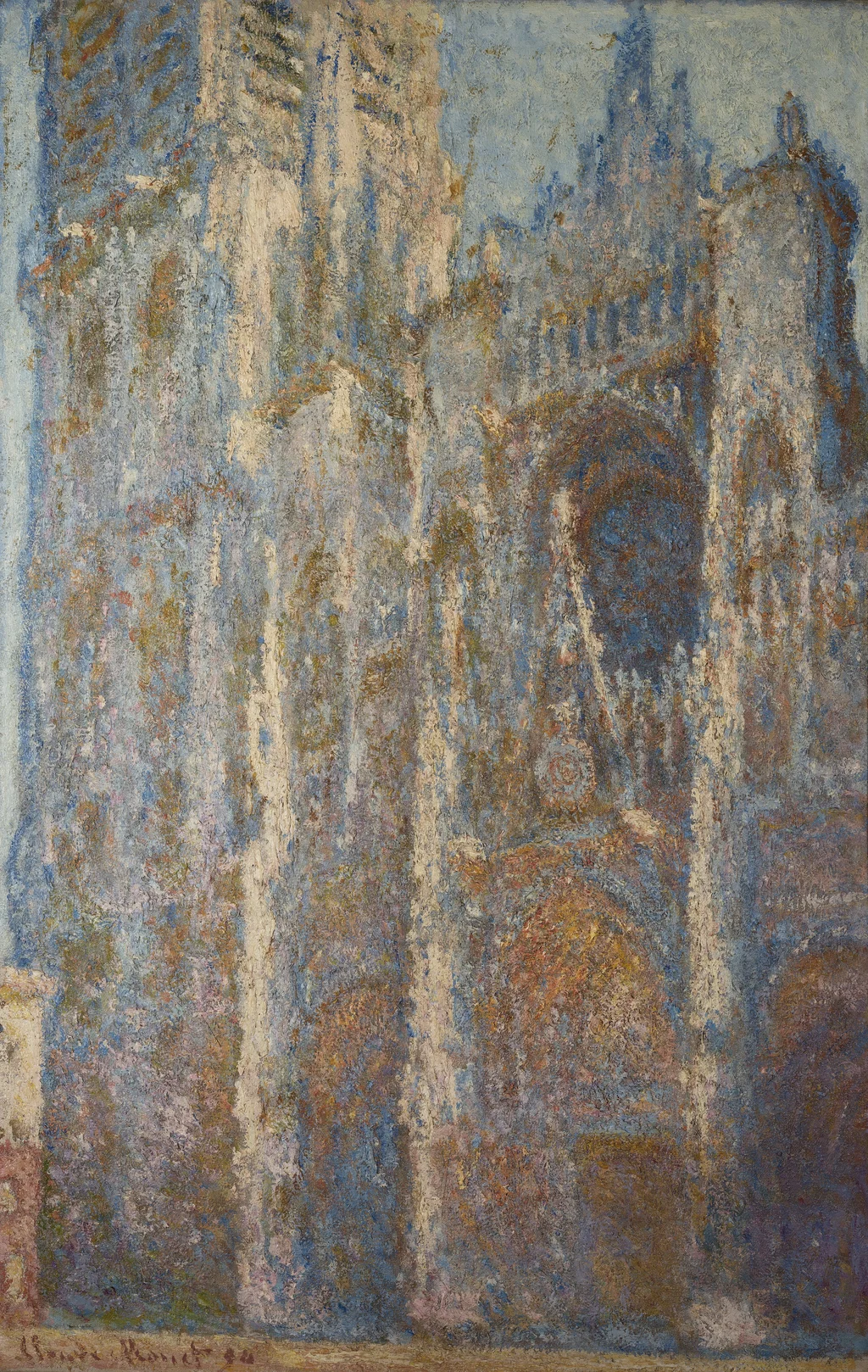 La cattedrale di Rouen, il portale e la torre d'Albane, mezzogiorno