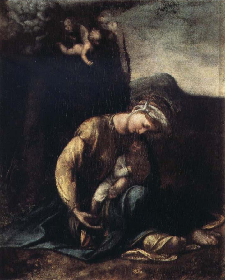 Madonna mit Kind, „La Zingarella“