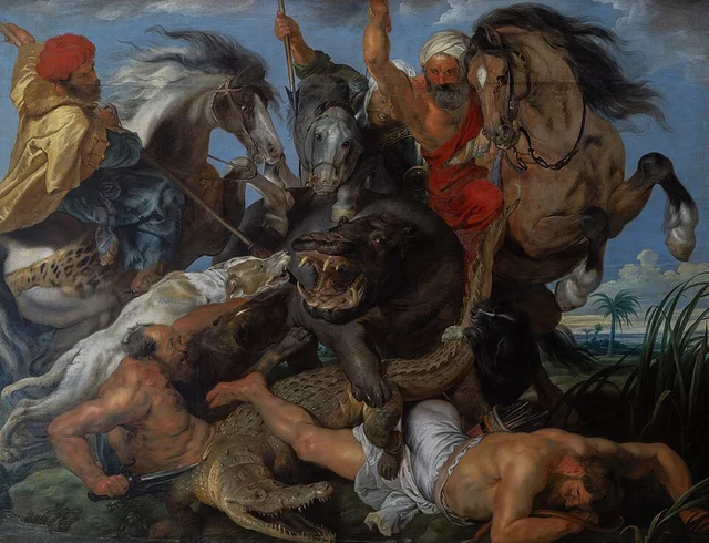 The Hippopotamus and Crocodile Hunt