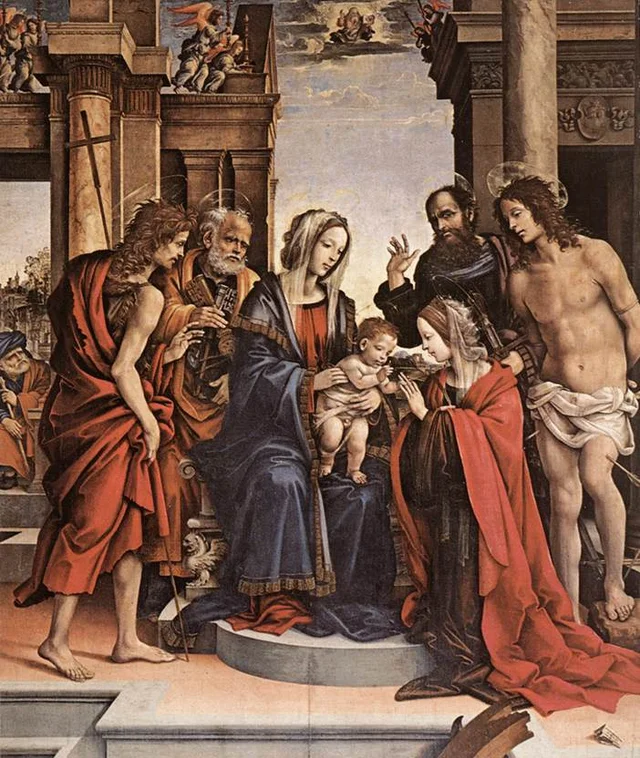 Mariage mystique de sainte Catherine